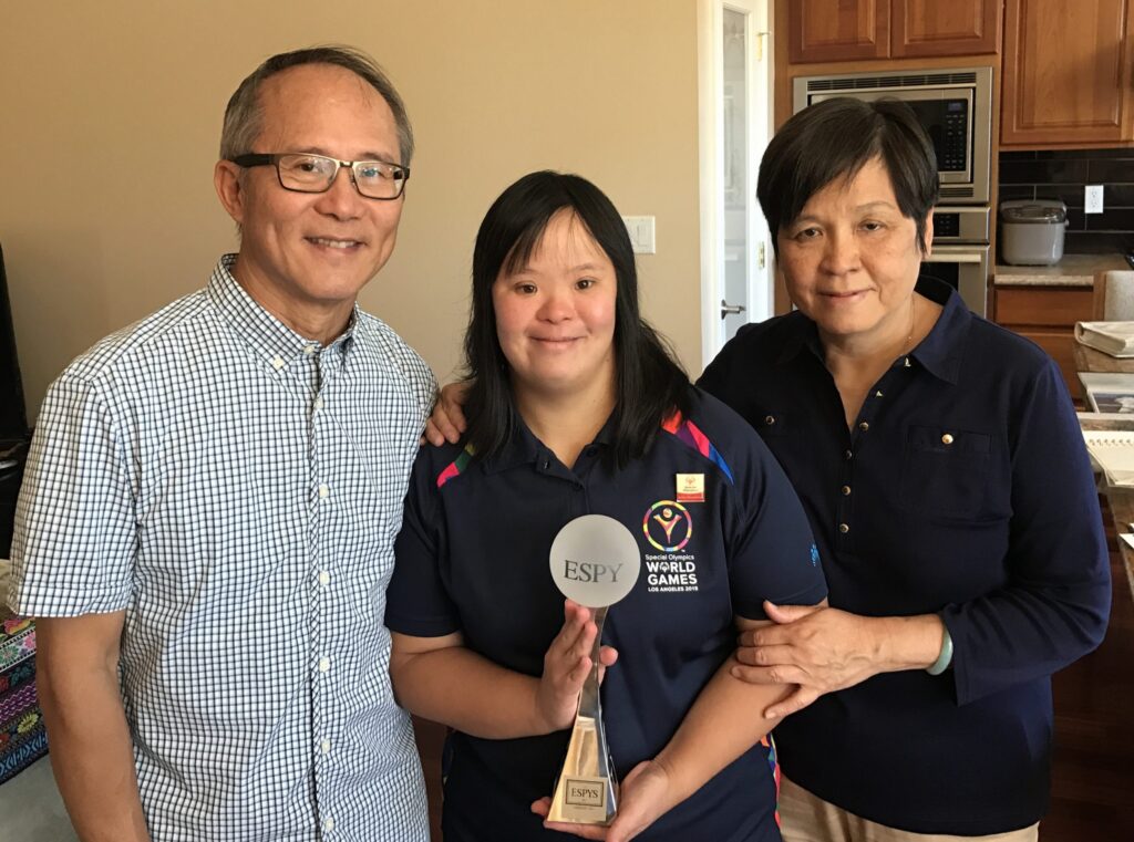 Stephanie receive espy award