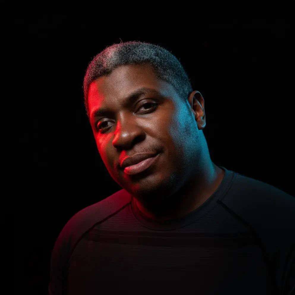 Photo of Track & Field Athlete Blue