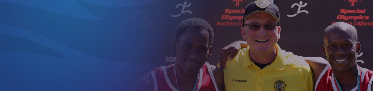 Officer with athlete