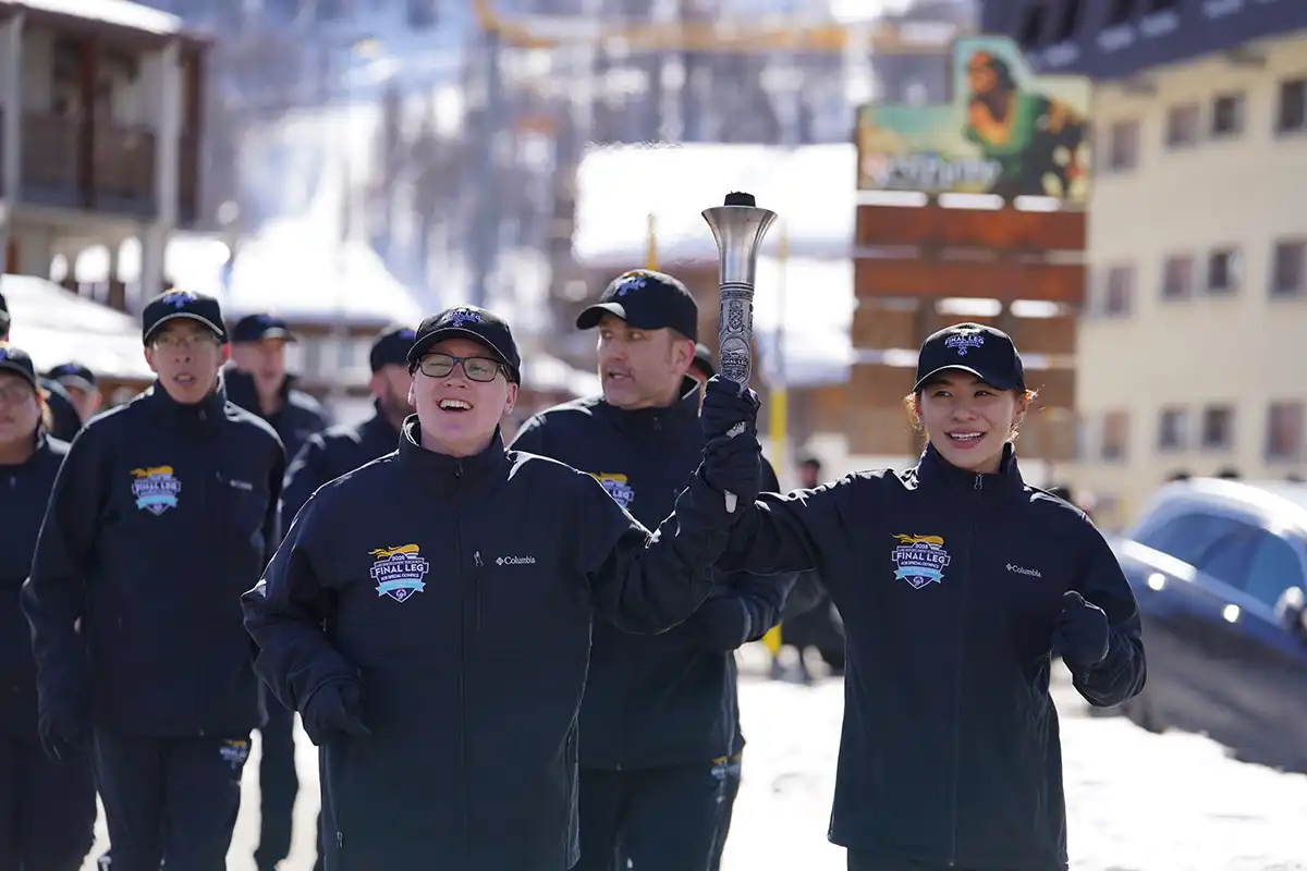 2025 - Winter World Games Italy - Torch Run - Final Leg - Sestriere