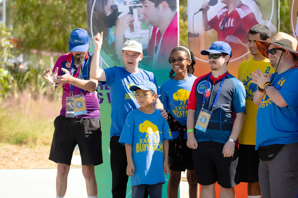 Athlete group at Bike the Bridges Bands & Brews