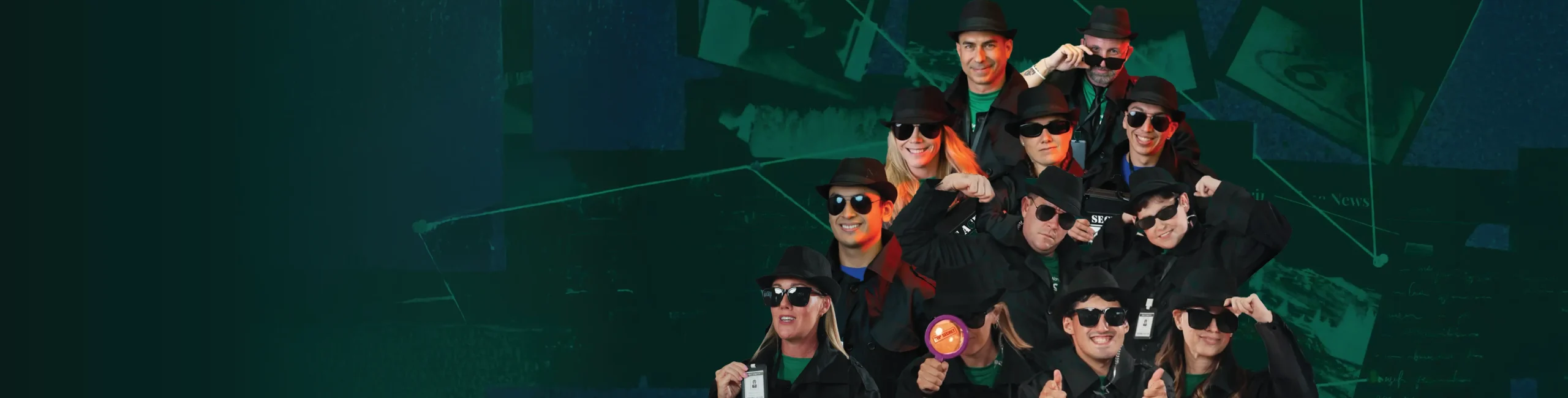 Mission Move Hero Background Image of secret agents posing