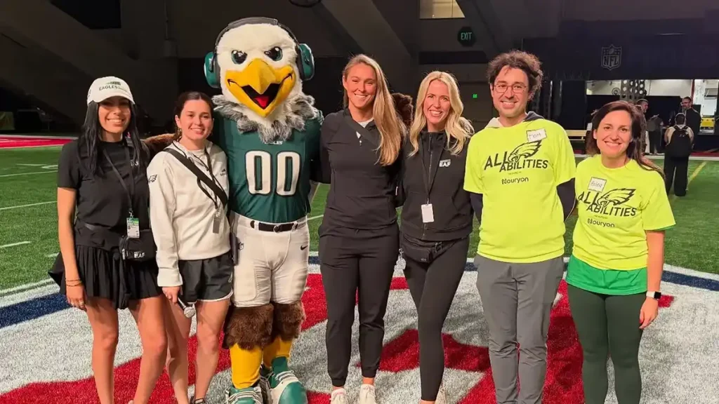 News - Eagles Host All Abilities Clinic During Super Bowl Week
