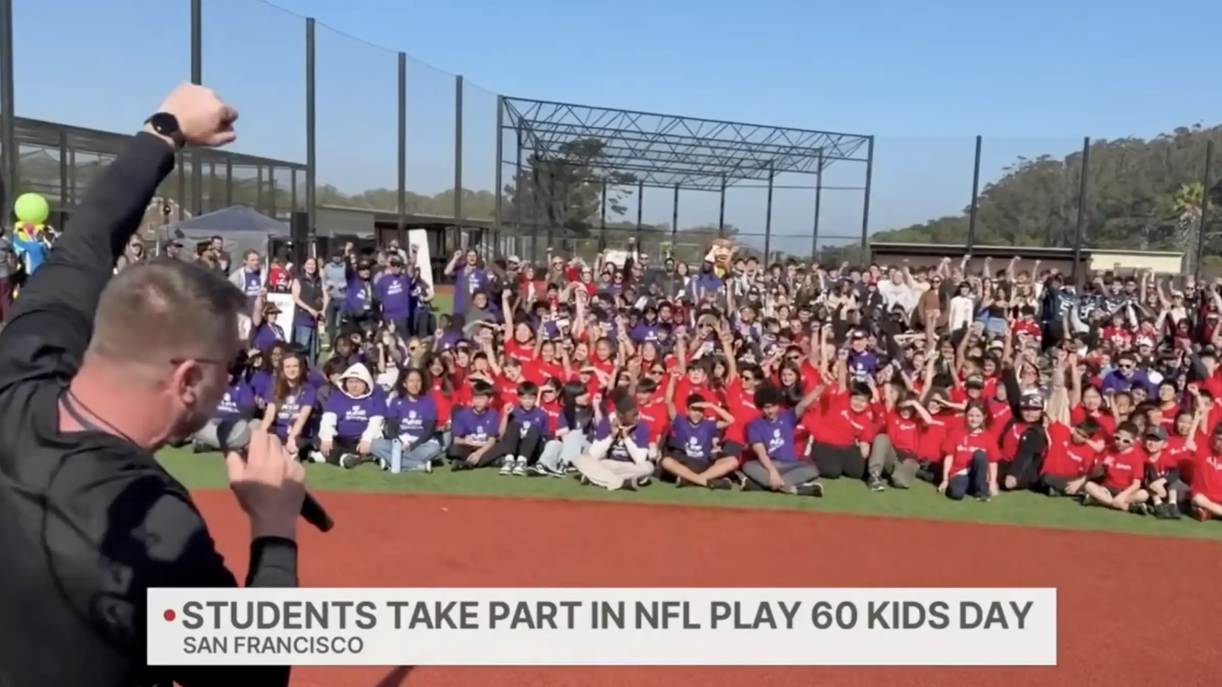 Video: Students Take Part in NFL Play 60 Kids Day