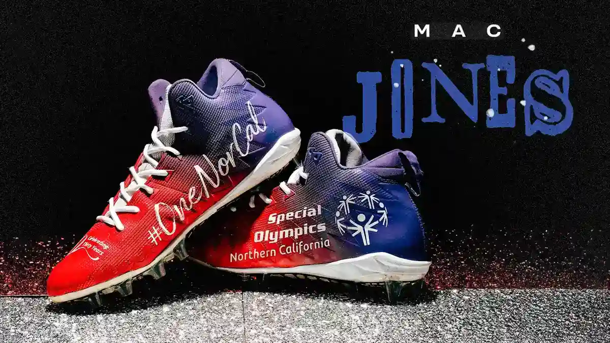 Blog - A Special Year Football 49ers - Mac Jones Cleats
